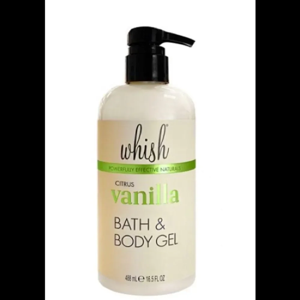 1 LEFT! Whish Citrus Vanilla Bath & Body Gel 16.5 oz